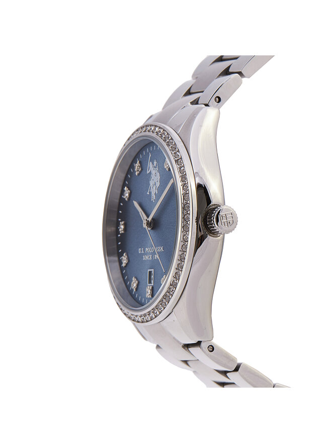 U.S. Polo Assn. Ρολόι U.S. Polo Assn. Colette USP8318LB Ασημί