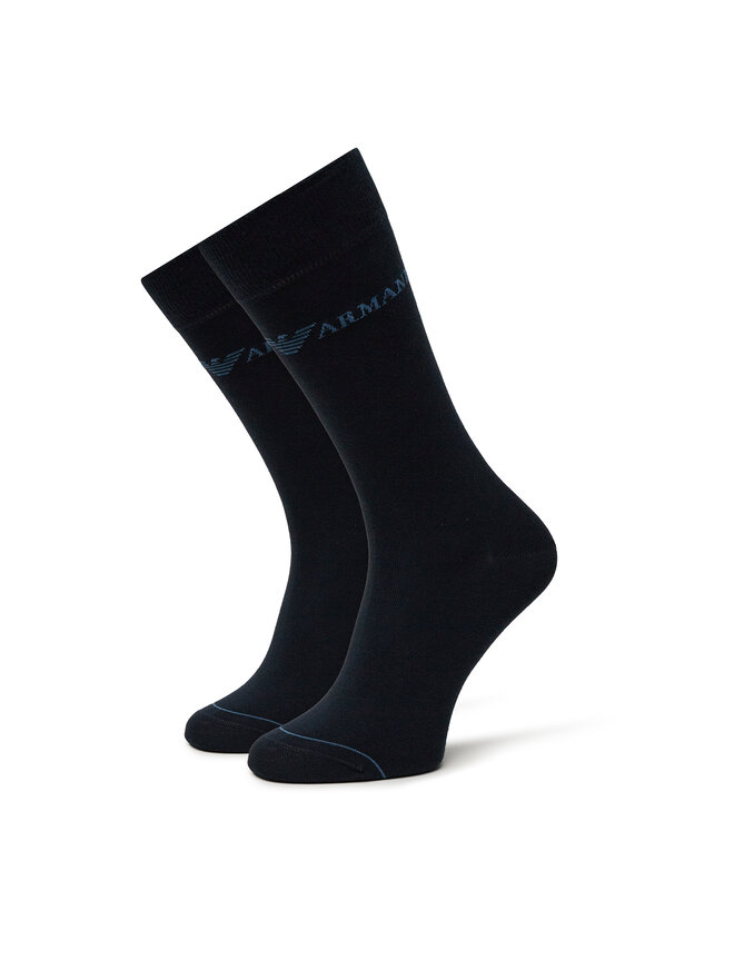 Emporio Armani 3er-Set hohe Herrensocken Emporio Armani EM000554 AF12276 MB154 Dunkelblau