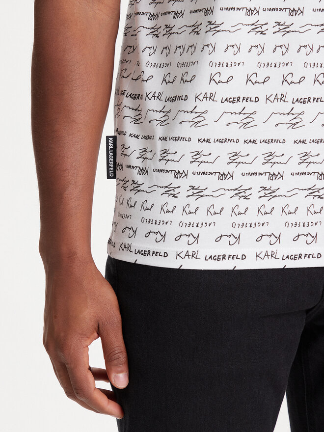 KARL LAGERFELD KARL LAGERFELD Camiseta 755040 553225 Blanco Regular Fit