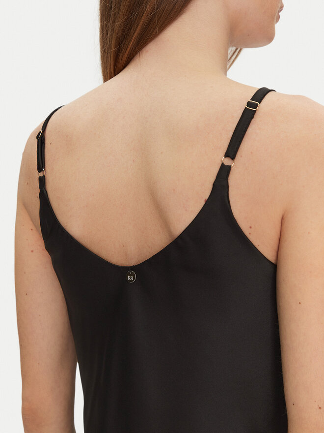 Rinascimento Rinascimento Τοπ CFC0122601003 Μαύρο Regular Fit