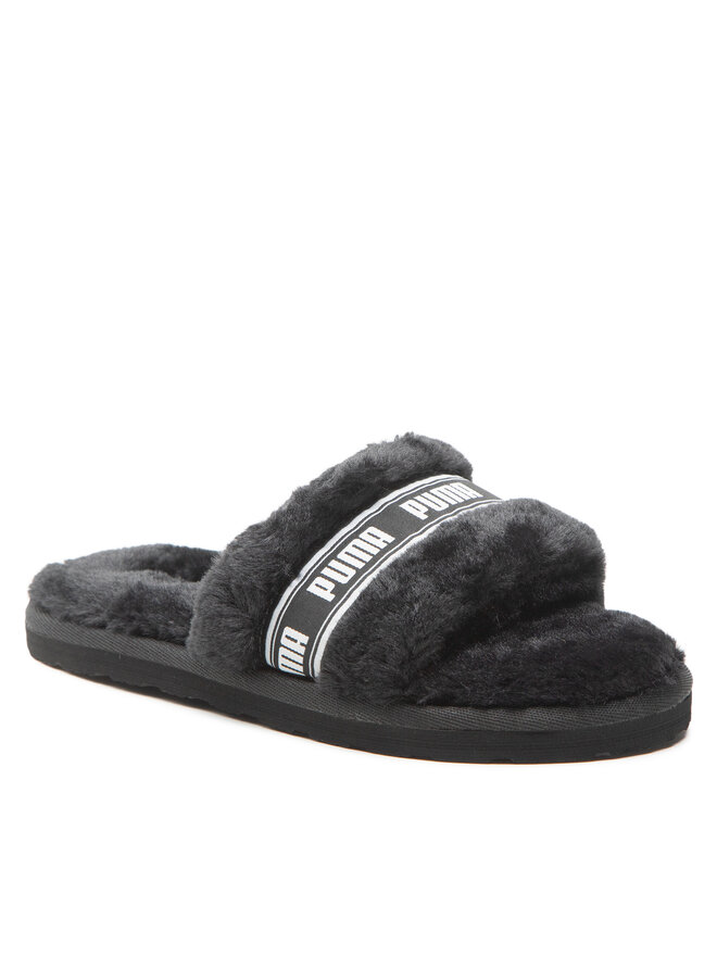 Puma Тапочки Puma Fluff 384937 01 Чорний