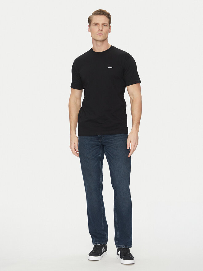 Vans Vans Majica Left Chest Logo VN0A3CZEY281 Črna Classic Fit