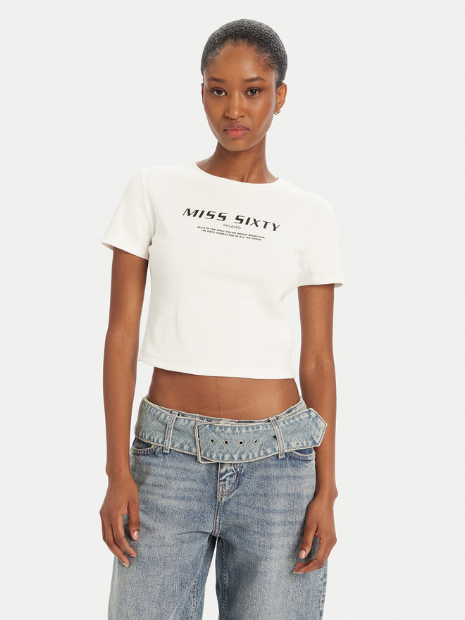 Miss Sixty Miss Sixty Camiseta 6L1SJ4300000 Blanco Slim Fit