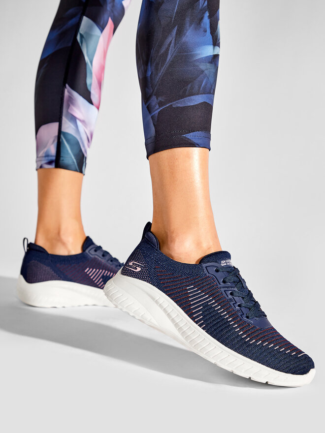 Skechers Tenisice Skechers BOBS SPORT Renegade Parade 117207/NVMT Tamnoplava