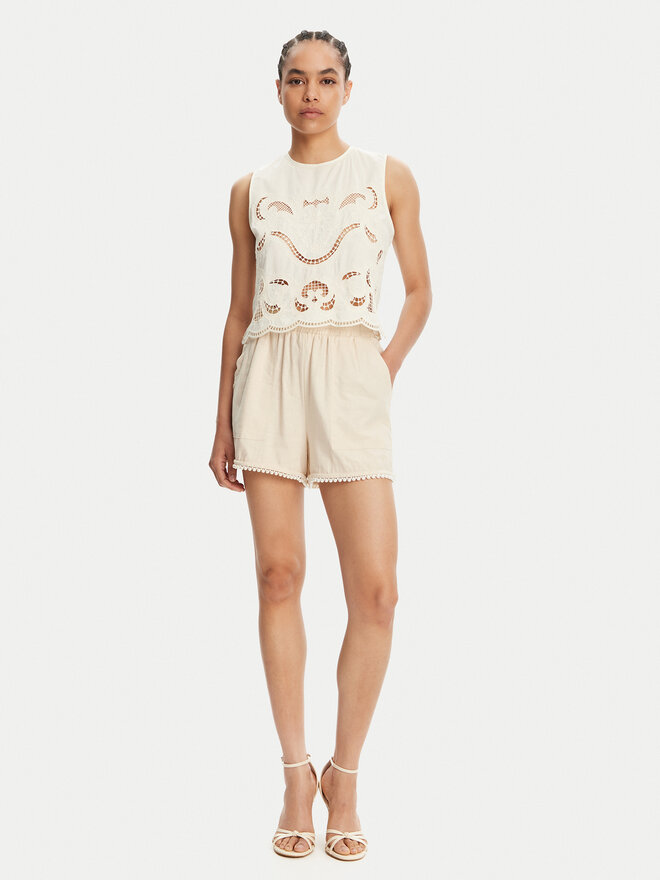TWINSET TWINSET Top 251TT2165 Beis Loose Fit