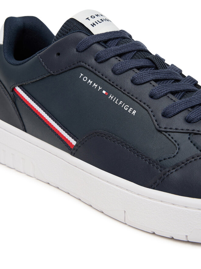 Tommy Hilfiger Αθλητικά Tommy Hilfiger Th Basket Core Stripes FM0FM05631 Σκούρο μπλε