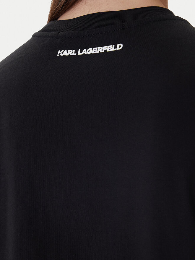 KARL LAGERFELD KARL LAGERFELD T-Shirt A1W17126 Schwarz Regular Fit
