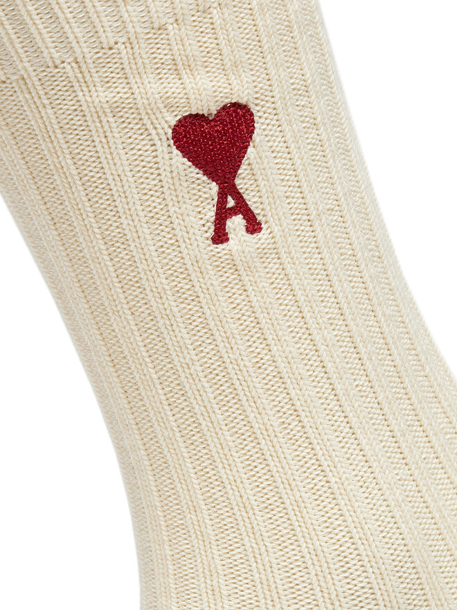 AMI PARIS Skarpety wysokie damskie AMI PARIS BFUSC003.379 Kolorowy