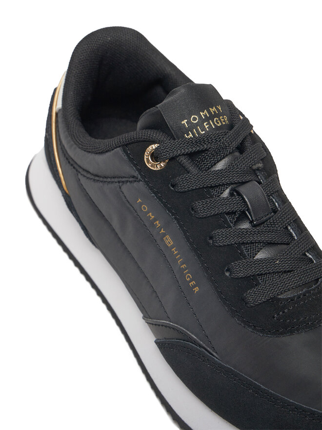 Tommy Hilfiger Sneakersy Tommy Hilfiger Essential Runner FW0FW08332 Czarny