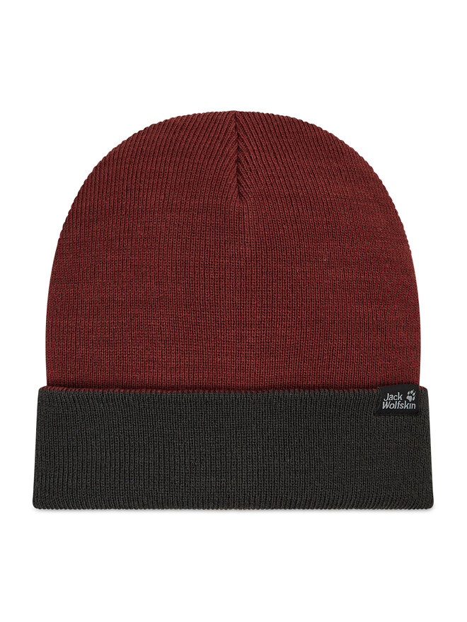 Jack Wolfskin Czapka Jack Wolfskin Rib Hat 1903891-2185 Bordowy