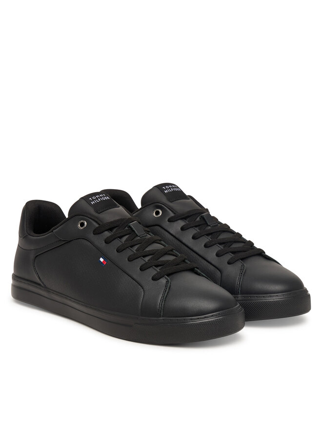 Tommy Hilfiger Sneakers Tommy Hilfiger Lightweight Pinperf Lth Sneaker FM0FM05981 Schwarz