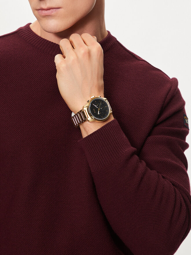 BOSS Uhr Boss Trace 1514006 Goldfarben
