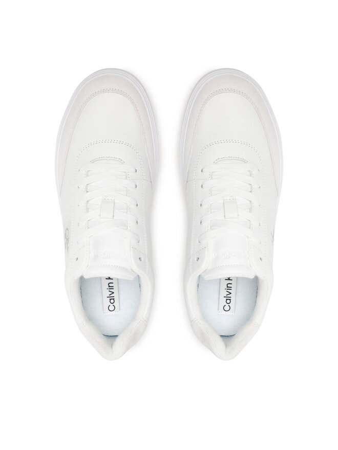 Calvin Klein Sneakers Calvin Klein Classic Cups Oxf Tmb Lth-Su Tc HM0HM02354 Weiß