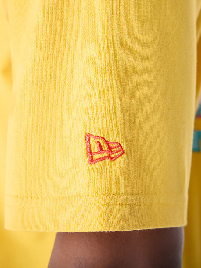 New Era New Era Camiseta 60596304 Amarillo Regular Fit