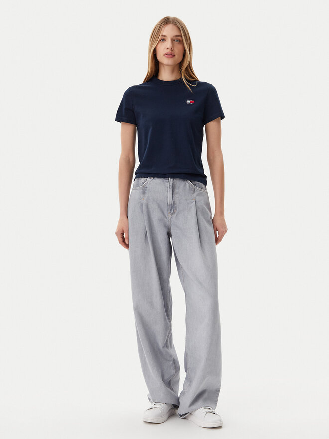 Tommy Jeans Tommy Jeans Majica DW0DW20153 Mornarsko modra Regular Fit