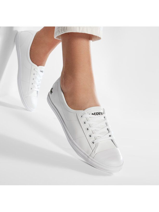 Lacoste Sneakers aus Stoff Lacoste Ziane Bl 1 Cfa 7-37CFA0065001 Weiß