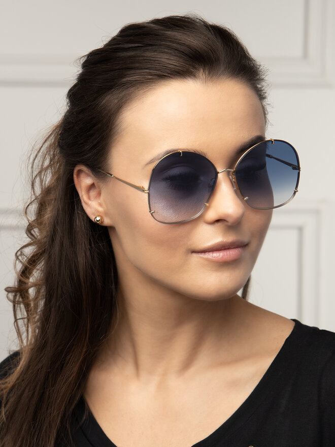 Max Mara Sluneční brýle Max Mara Mm Hooks 61-16-140 Zlatá