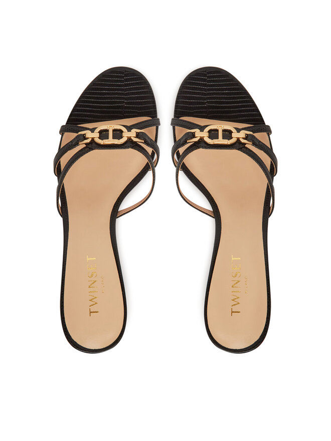 TWINSET Papucs TWINSET 251TCP102 Fekete