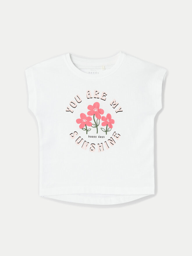 NAME IT NAME IT Marškinėliai Vigea 13228175 Balta Regular Fit