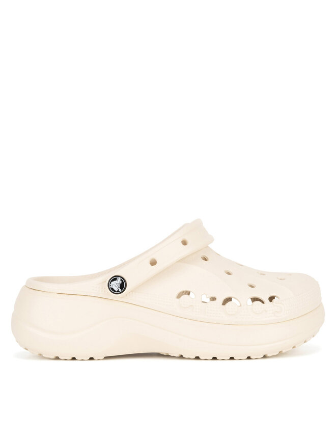 Crocs Παντόφλες Crocs BAYA PLATFORM CLOG 208186-11S Μπεζ