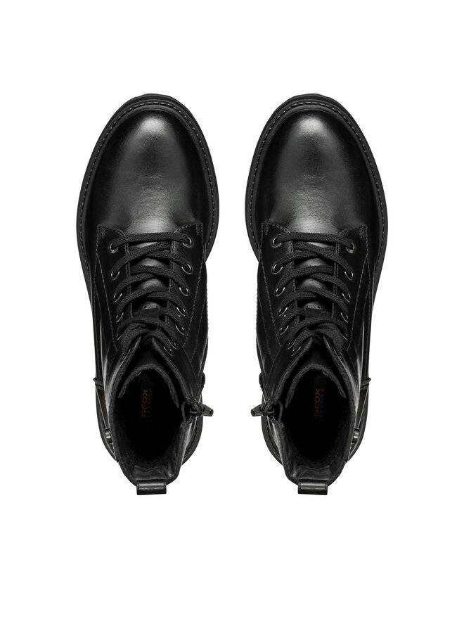 Geox Stiefeletten Geox D Iridea D46HRG 00043 C9999 Schwarz