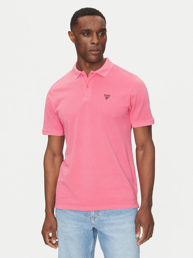 Guess Guess Poloshirt F5GP00 K9WF1 Rosa Regular Fit