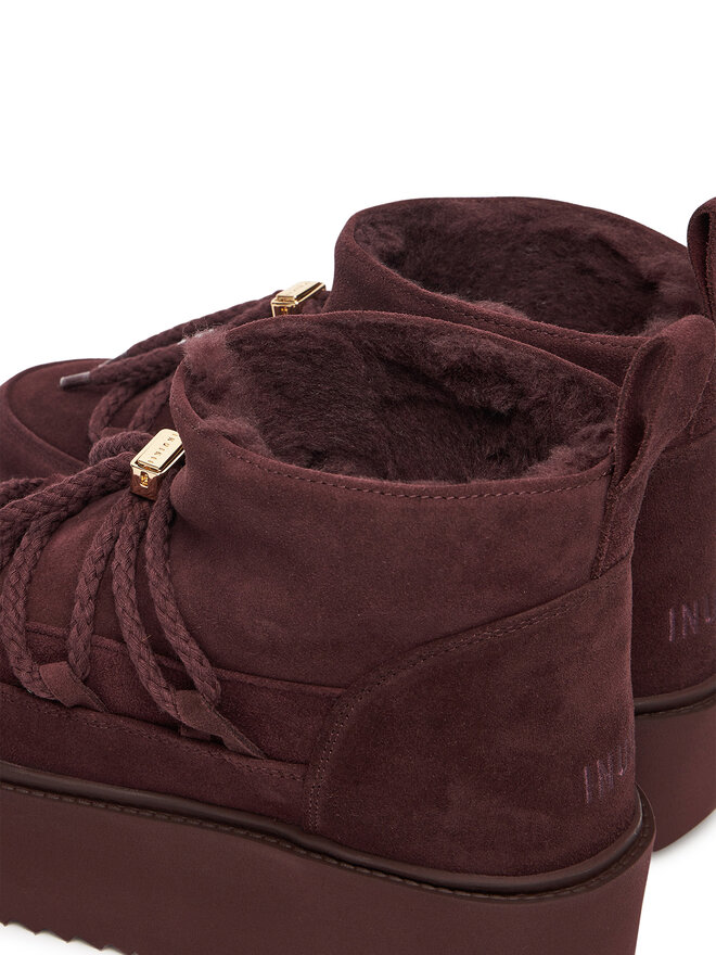 Inuikii Sniega zābaki Inuikii Classic Low Platform 75204-004 Bordo