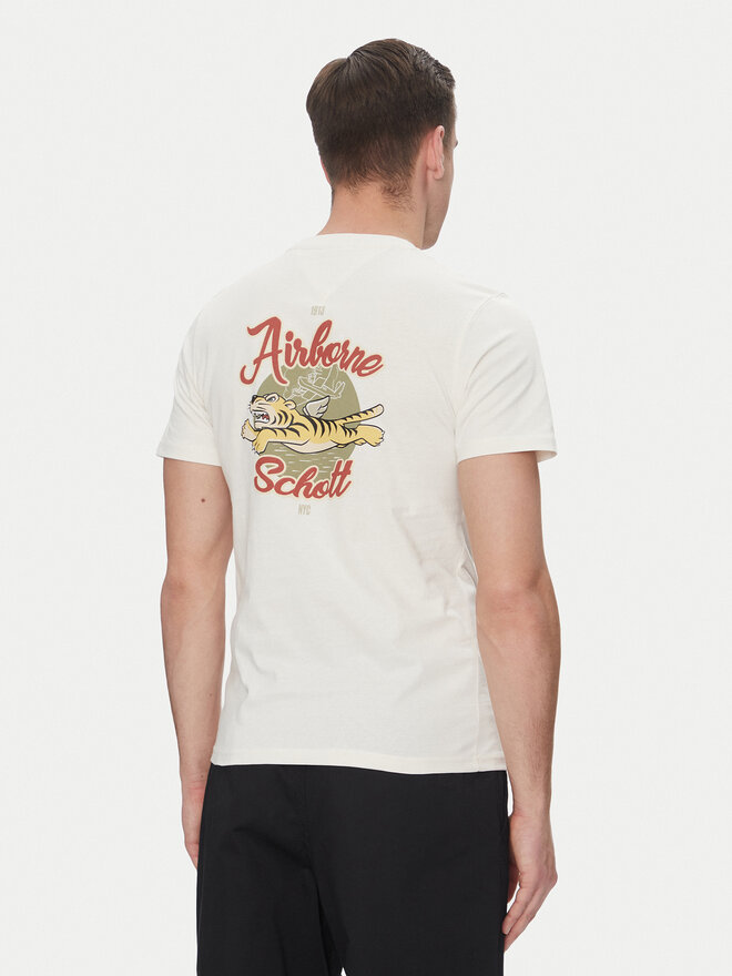 SCHOTT N.Y.C. SCHOTT N.Y.C. Camiseta Tsstuarts Blanco Standard Fit