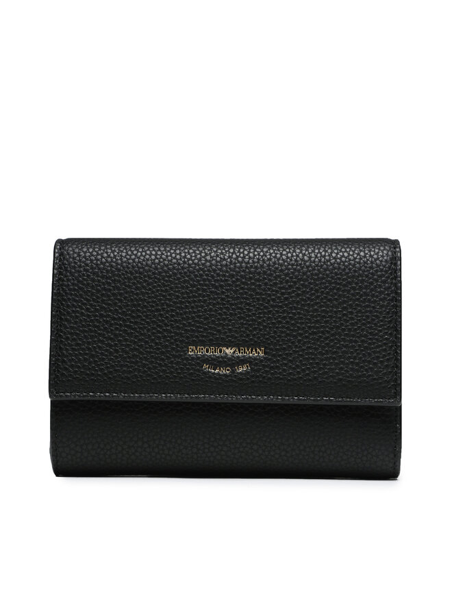 Emporio Armani Portafoglio grande da donna Emporio Armani Y3H326 YVZ7B 80001 Nero