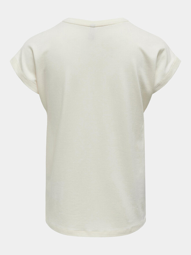 Kids ONLY Kids ONLY T-shirt Brenda 15319458 Bijela Regular Fit