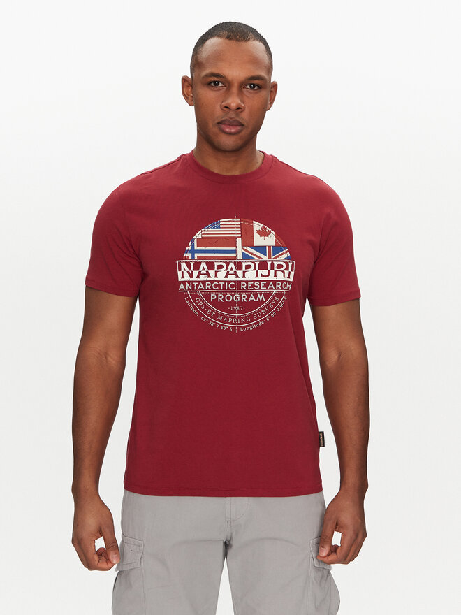 Napapijri Napapijri T-Shirt S-Turin NP0A4HQG Rot Regular Fit