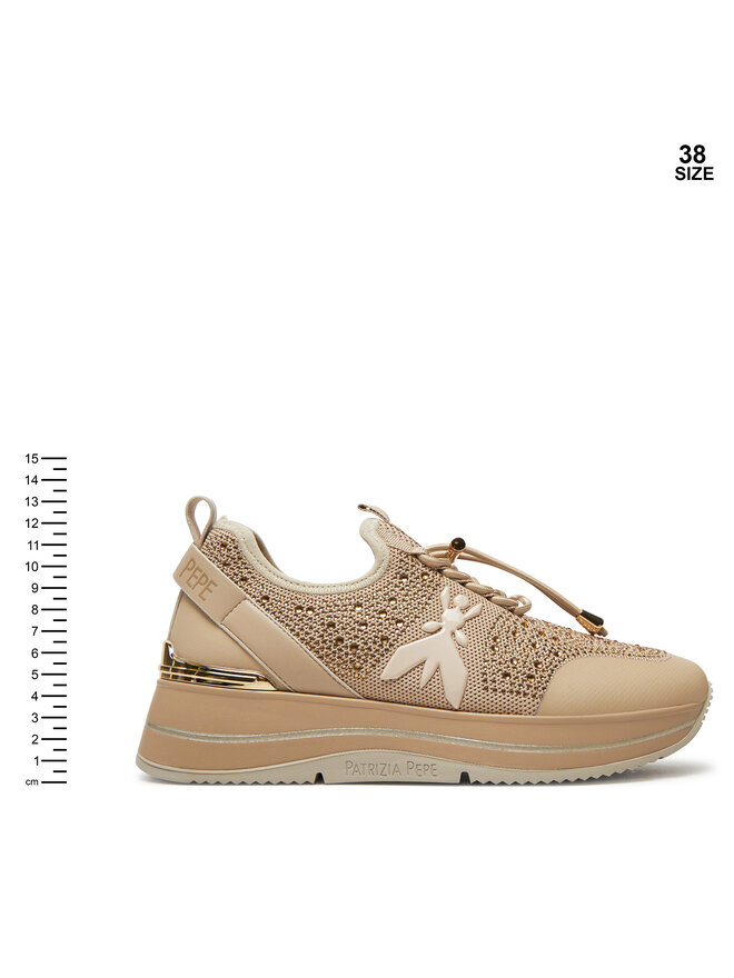 Patrizia Pepe Sneakersy Patrizia Pepe PJ863 Béžová
