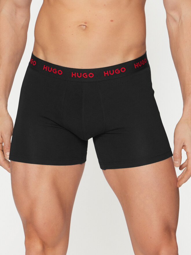 HUGO HUGO Σετ μποξεράκια 3 τμχ 50532613 Μαύρο
