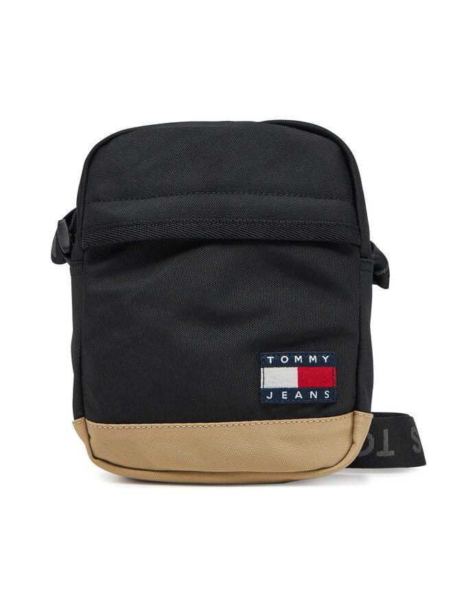 Tommy Jeans Плоска сумка Tommy Jeans Tjm Ess Daily Squared Reporter AM0AM13265 Чорний