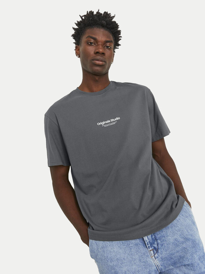 Jack&Jones Jack&Jones T-Shirt Vesterbro 12240121 Grau Relaxed Fit