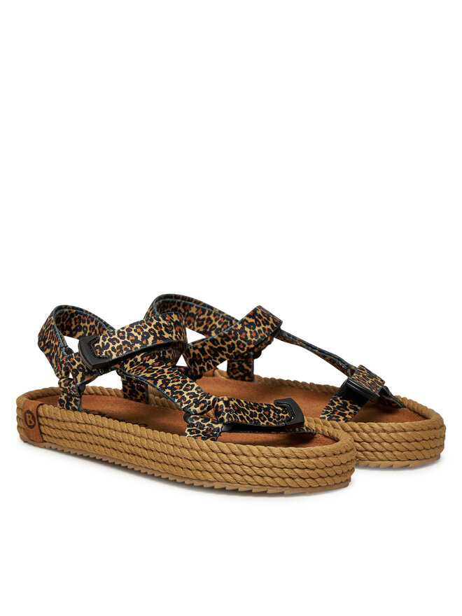 Bohonomad Sandalen Bohonomad Miami Elastic MIA.12-LEO Braun