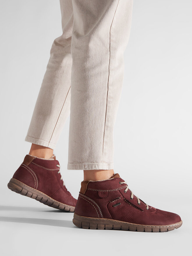 Josef Seibel Schnürschuhe Josef Seibel Steffi 53 93153 VL869 410 Dunkelrot