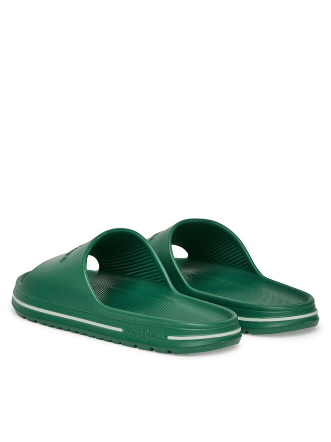 Pepe Jeans Natikači Pepe Jeans Beach Slide M PMS70159 Zelena