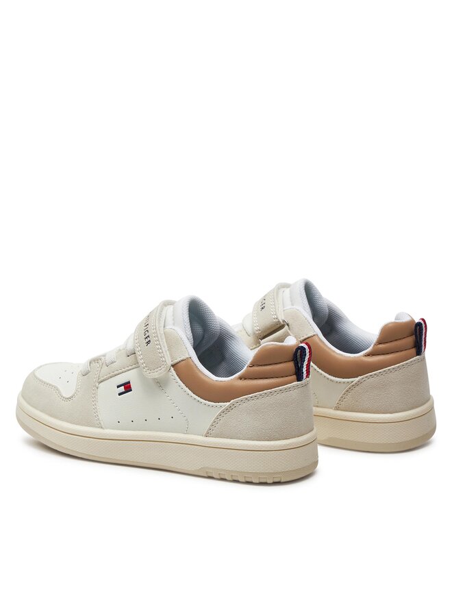 Tommy Hilfiger Sneakers Tommy Hilfiger Low Cut Lace-Up/Velcro Sneaker T1X9-33341-1269 S Weiß