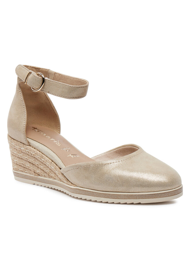 Tamaris Espadryle Tamaris 1-22309-42 Złoty