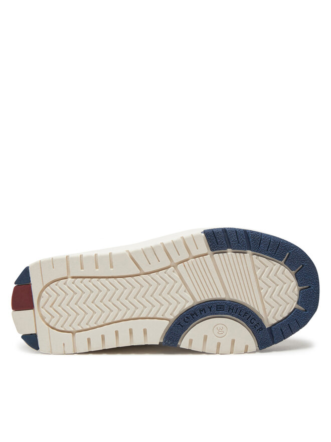 Tommy Hilfiger Superge Tommy Hilfiger Mid Cutlace-Up Sneaker T3X9-33641-1351 M Rjava