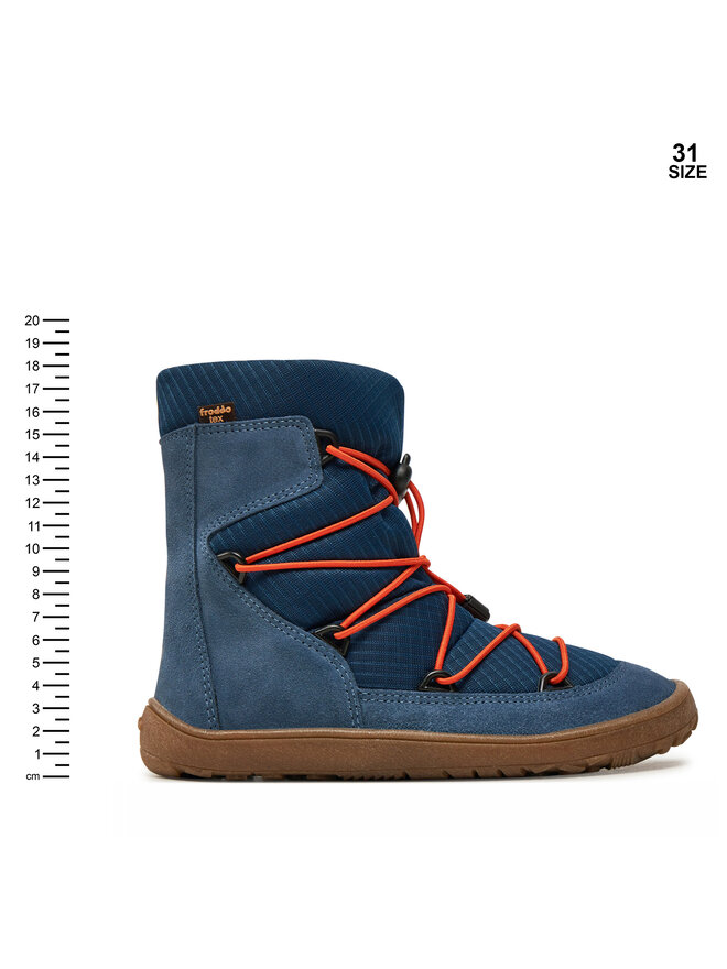 Froddo Чоботи Froddo Barefoot Tex Track Wool G3160239-2 S Голубий