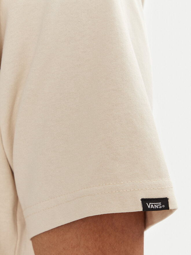 Vans Vans Marškinėliai Left Chest II VN000P1P Smėlio Loose Fit