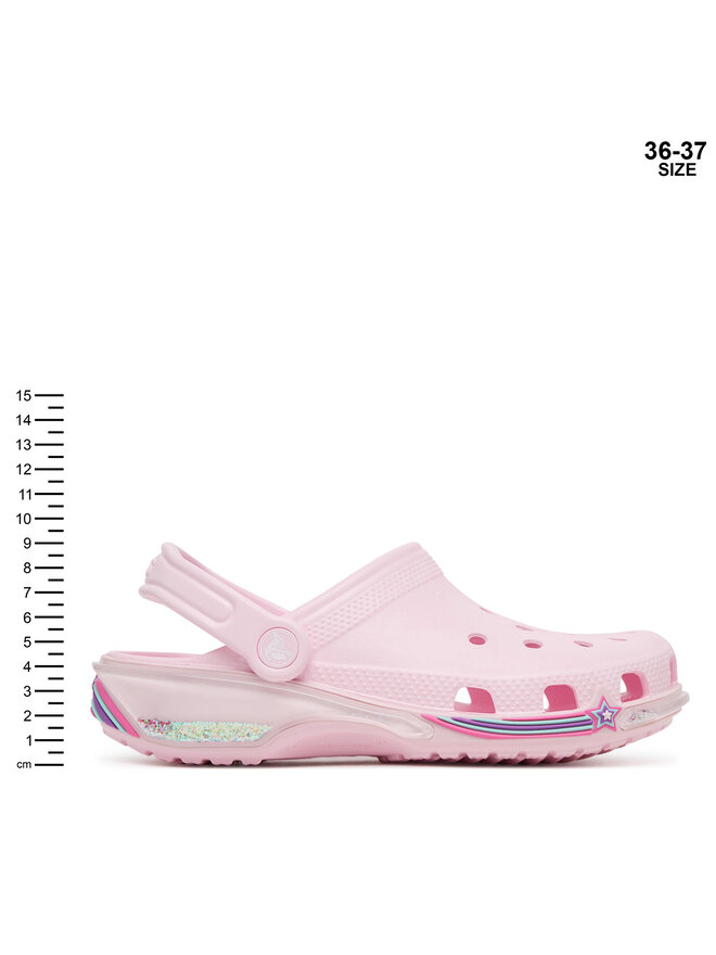Crocs Natikači Crocs Star Sparkle Shaker Clog 211609 Roza