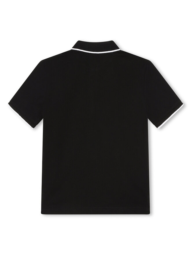 BOSS Boss Поло J25P26 D Чорний Regular Fit