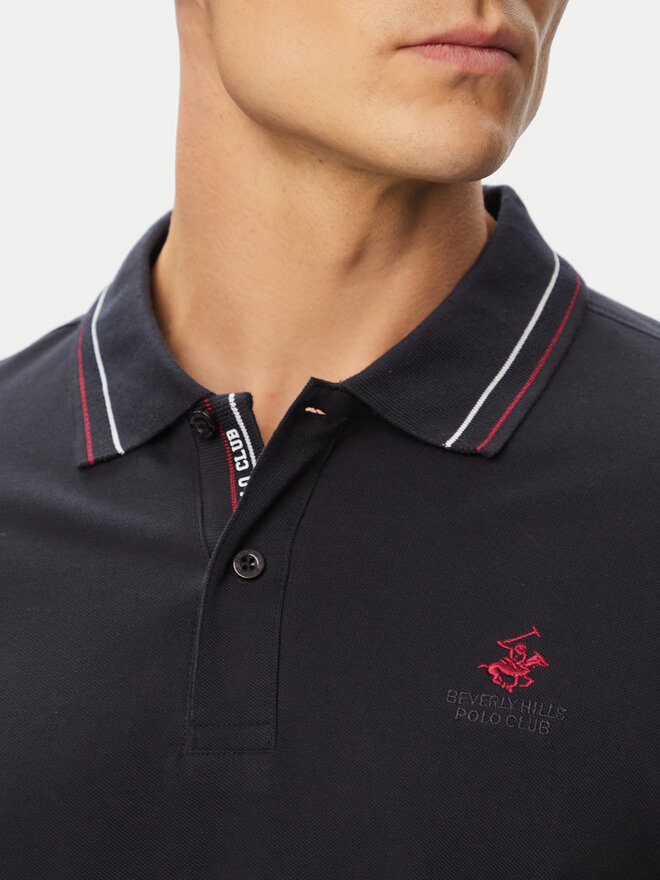 Beverly Hills Polo Club Beverly Hills Polo Club Poloshirt P-SS26M-P450111 Dunkelblau Regular Fit