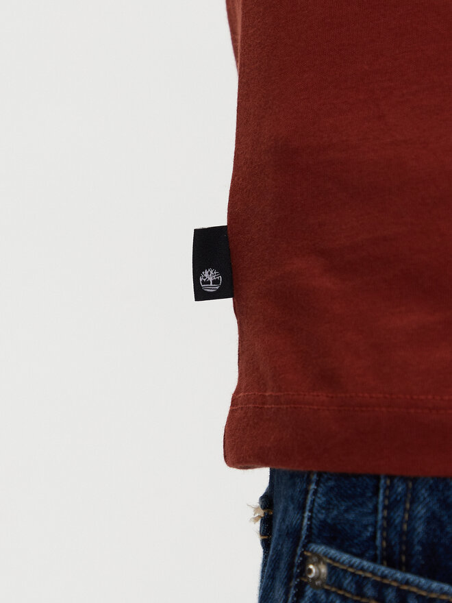 Timberland Timberland Póló TB0A5UPQ Piros Regular Fit