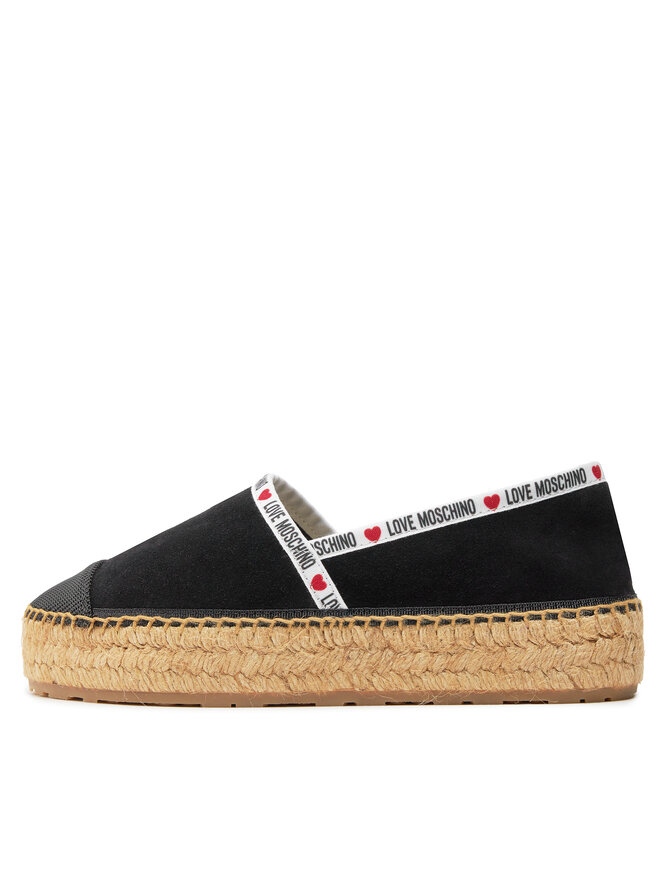 LOVE MOSCHINO Еспадрильї LOVE MOSCHINO JA10553G0IIG0000 Чорний
