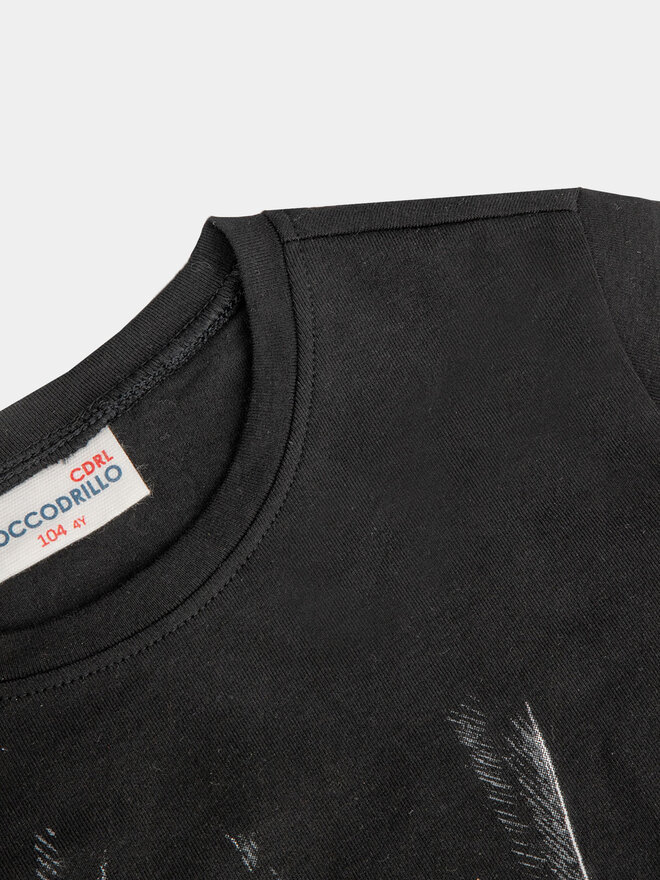 Coccodrillo Coccodrillo Camiseta WC4143209VGA Negro Regular Fit