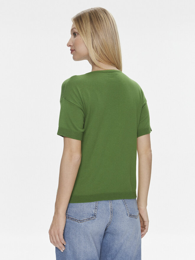 United Colors Of Benetton United Colors Of Benetton Marškinėliai 103CD102M Žalia Regular Fit